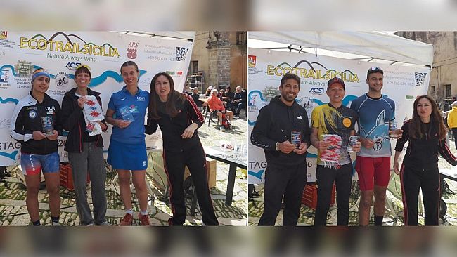 Trail di Erice tra natura e agonismo: vincono Laura Emmi e Marco Noto