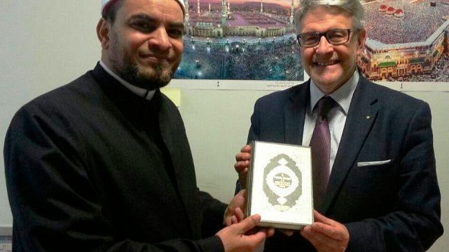 Tumbiolo incontra l’Imam della Grande Moschea di Roma