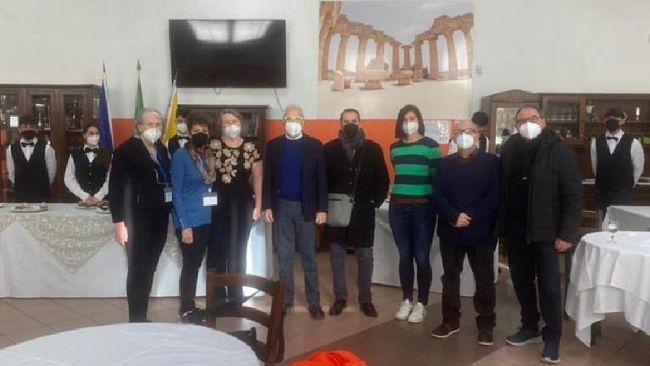 Accolto dal Sindaco Alfano  il terzo gruppo di Global Volunteers