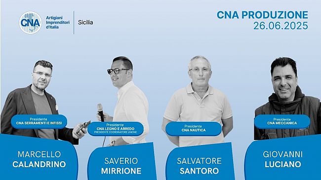 Saverio Mirrione eletto presidente di CNA Produzione Sicilia