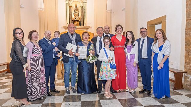 Mazara, nozze d'oro per i coniugi Orlando Tonino e Cipolla Giuseppa