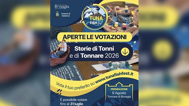 Tuna Fish Fest 2026, aperte le votazioni del concorso “Storie di Tonni e di Tonnare”