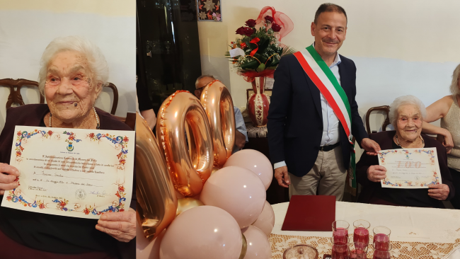 Mazara, Borgata Costiera: la signora Santina Farina compie 100 anni 