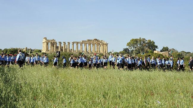 Gli Scout della Zona dei Fenici si incontrano a Selinunte per il San Giorgio