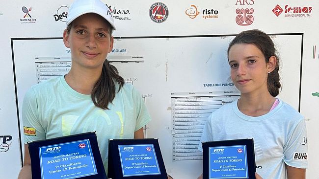 Le sorelle Raineri dominano sui campi da tennis