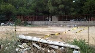 Plesso scolastico di via Livorno: scoperto un cumulo di eternit, siringhe. Rubate due elettropompe