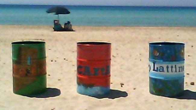 E se in tutti i lidi cittadini i bellissimi fusti artistici per i rifiuti?