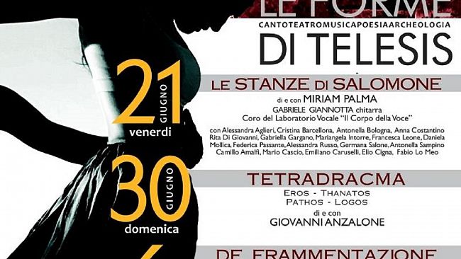 Al via la terza edizione de Le Forme di Telesis al parco archeologico di Selinunte