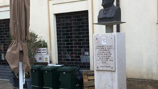 Vandalizzata la targa del monumento a Gentile, sarà riparata dal centro Internazionale di Cultura Filosofica
