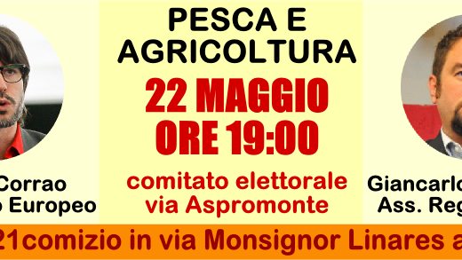 Angileri incontra gli abitanti delle contrade. Oggi a Marsala Corrao e Cancelleri per parlare di pesca ed agricoltura