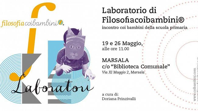 “Filosofia coi bambini”. Laboratori nella biblioteca di Marsala