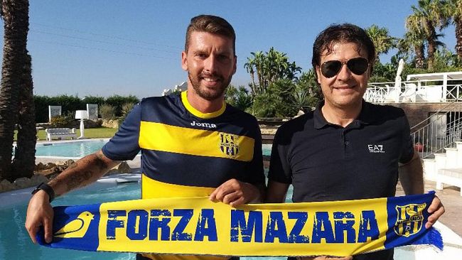 Mazara calcio: importante riconferma di Gino Giardina in maglia canarina