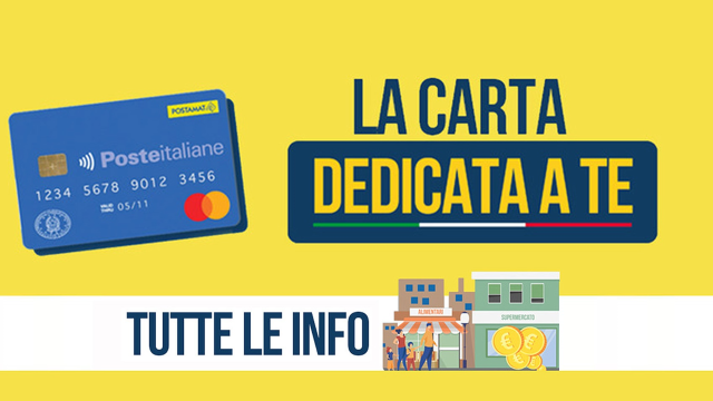 Erice, social card acquisti