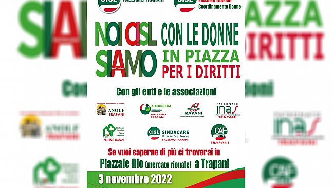 Trapani, Cisl organizza l'iniziativa 