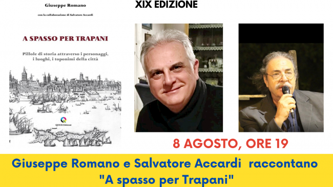Valderice. Quinto appuntamento di Terrazza d'Autore con Giuseppe Romano e Salvatore Accardi