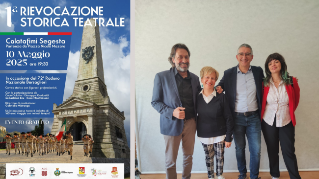 Calatafimi, il 10 maggio la prima rievocazione storica teatrale