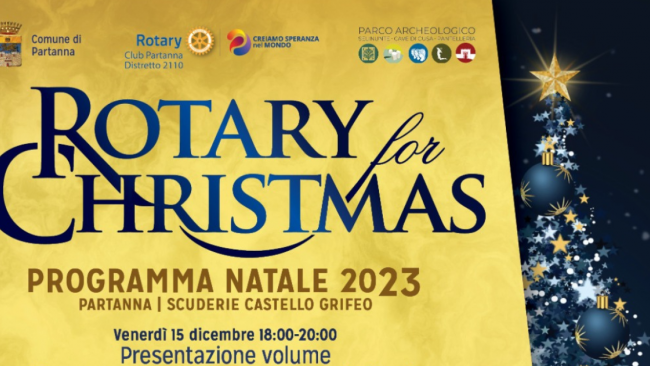 Presentato il programma della settimana di Natale organizzato dal Rotary Club Partanna