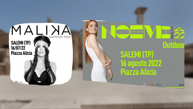 Salemi, online i biglietti per i concerti di Malika Ayane e Noemi