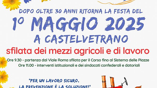 Una grande attesa per il ritorno delle celebrazioni per la festa dei lavoratori a Castelvetrano