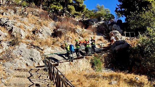 ​Recuperato turista 25enne infortunato sulla Rocca di Cefalù