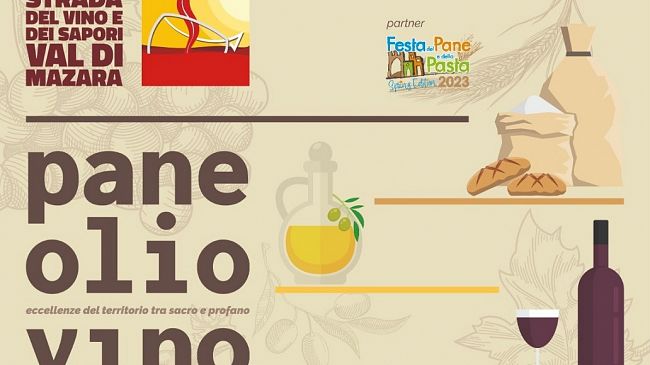 Mazara, il 29 aprile il talk “Olio, Pane e Vino, eccellenze del territorio