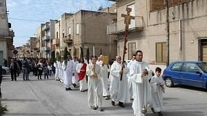 Parrocchia Santa Maria di Gesù. Il rito della benedizione delle palme