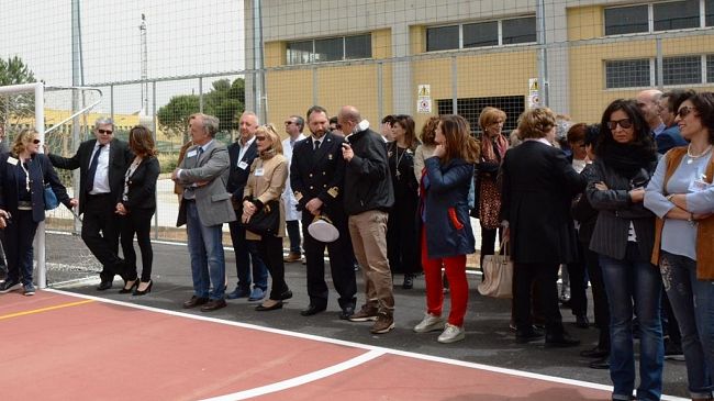 Mazara, inaugurato il campo sportivo polifunzionale dell’Istituto Superiore “D’Altavilla”