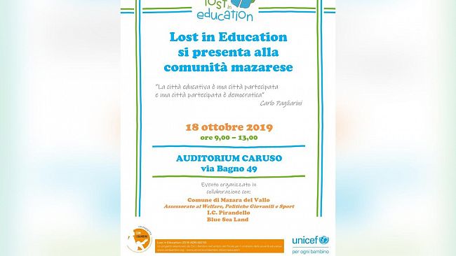 Mazara, La “Pirandello” presenta il Progetto “Lost in Educational”