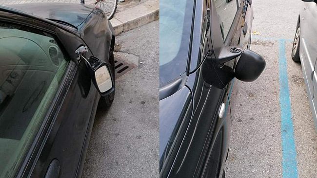 Trapani, giovane rompe gli specchietti delle automobili in piazza Scarlatti