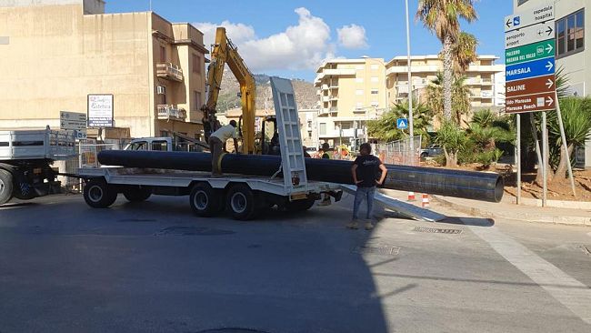 Trapani, grave falla sulla condotta idrica di Bresciana. Aggiornamento