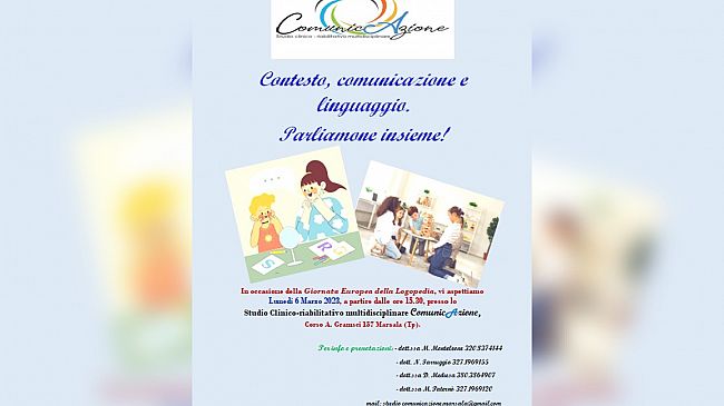 Giornata europea della logopedia: il 6 marzo un workshop gratuito a Marsala