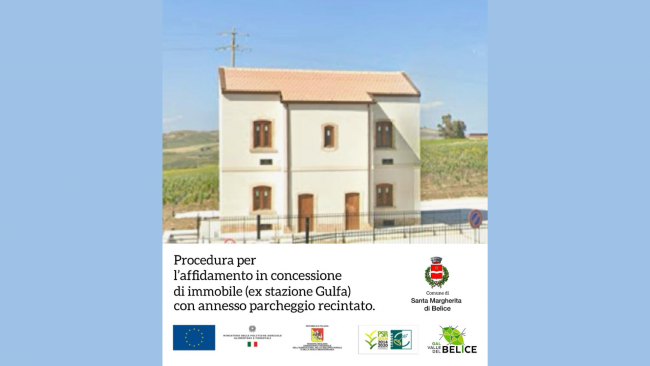 Santa Margherita, al via la procedura per l'affidamento dell'ex stazione Gurfa con parcheggio recintato 