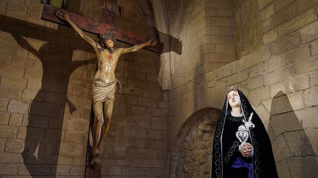 Cattedrale di Mazara: collocati nella cappella del ‘300 il crocifisso e l’Addolorata