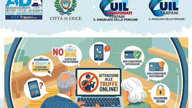 ​Difendersi dalle truffe online, incontro Ada e Uil Pensionati Trapani con la polizia postale