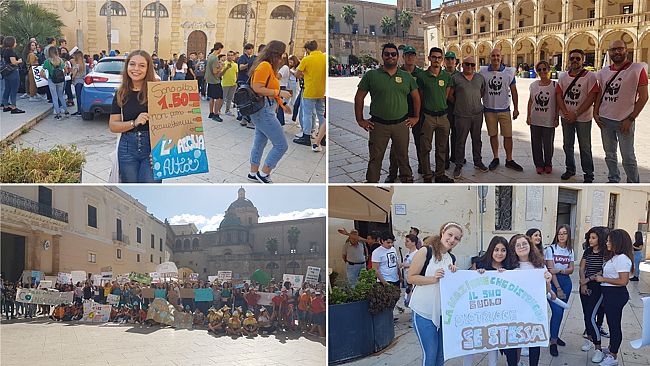 VIDEO – Mazara, “Fridays for Future”, manifestazione contro il cambiamento climatico.