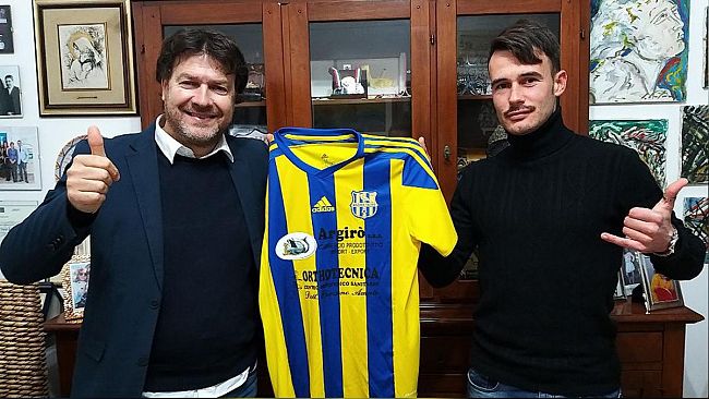 Mazara calcio, in gialloblù il forte fantasista Corrado Montalbano