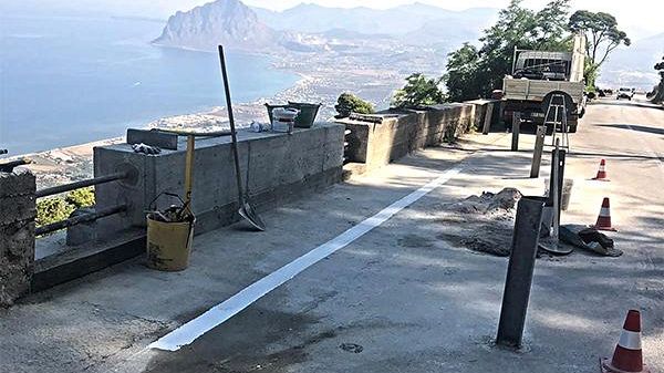 Strada per Erice, completati i lavori: la “Monterice” si farà