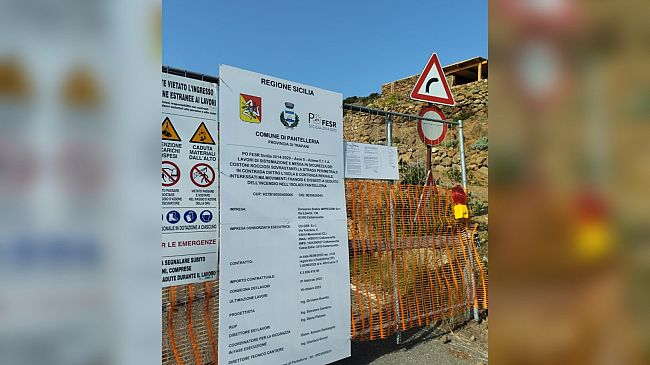 Pantelleria, messa in sicurezza del territorio: interventi per quasi 7 milioni