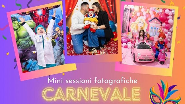 A Carnevale scegli di fotografare i tuoi bambini presso lo studio di Carmelo Certa