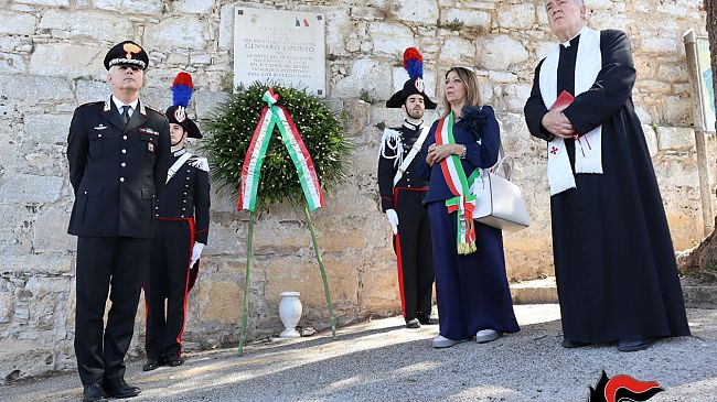 Erice, celebrato il 32esimo anniversario della morte del carabiniere Gennaro Esposito