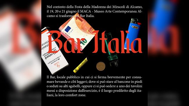 Alcamo: dal 19 al 21 giugno, il MACA diventa “Bar Italia”