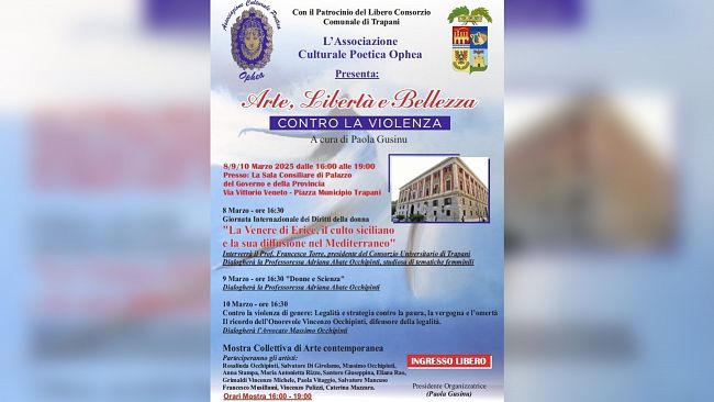 Trapani, l'associazione Ophea presenta