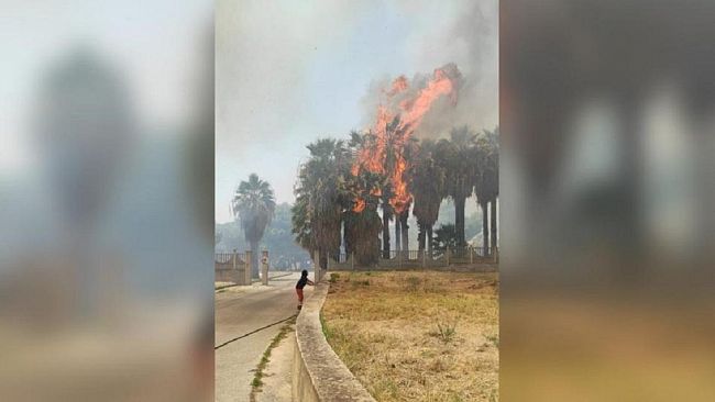 L’82° Centro C.S.A.R interviene per spegnere un incendio in provincia di Trapani