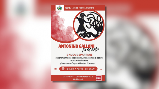 Misiliscemi, incontro formativo di alto valore con l'economista Antonino Galloni 