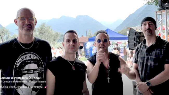 Pantelleria, il 25 luglio il concerto della tribute band degli U2 