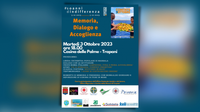Trapani, Memoria, Dialogo e Accoglienza. Confronto sul tema dell'immigrazione