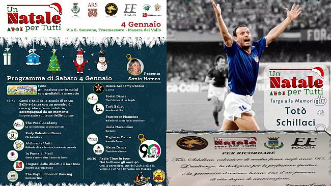 Mazara, domani evento “Un Natale per tutti-Aspettando la Befana” al Trasmazzaro. Il programma completo