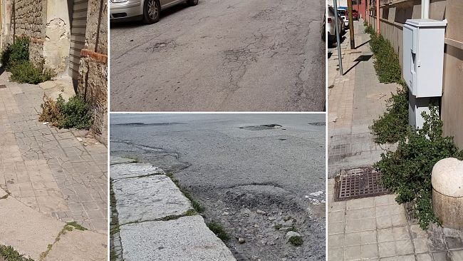 Trapani. Cresce il degrado lungo la via Alcamo