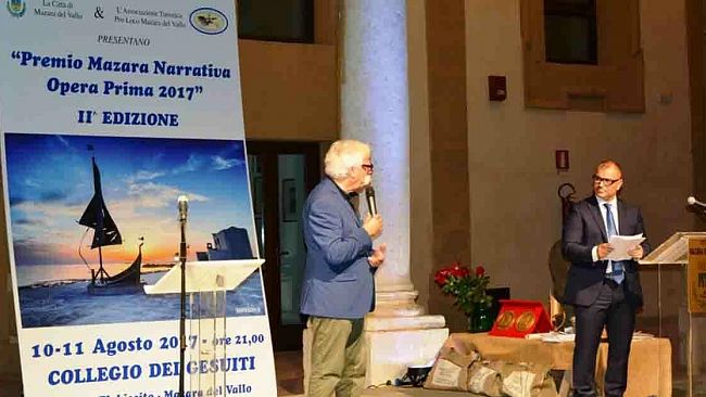 Premio Mazara Narrativa Opera Prima, riconoscimento alla carriera a Pietrangelo Buttafuoco. Gianni Zichichi si aggiudica la sezione narrativa
