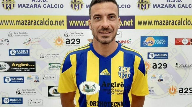 Mazara calcio: Torna in gialloblu il difensore centrale Vincenzo Lombardo
